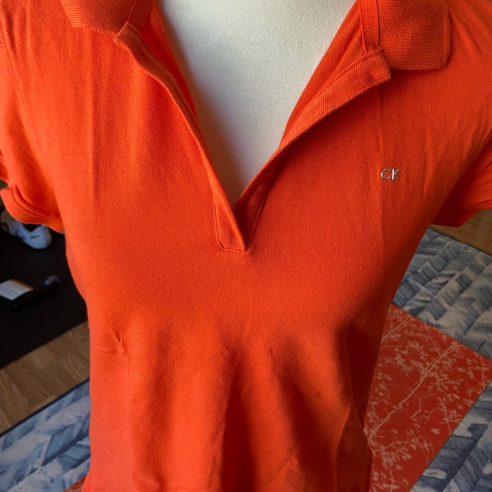 Calvin Klein Jeans Polo Shirt orange
